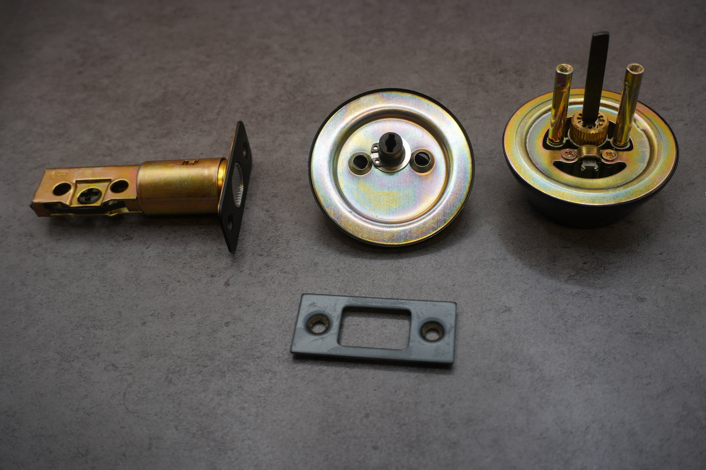 Single Cylinder Matte Black Deadbolt