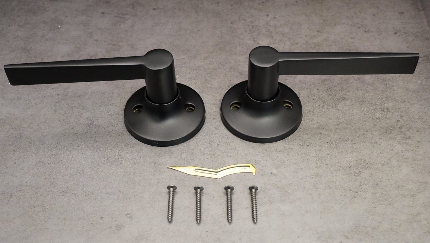 Matte Black Modern Dummy Lever