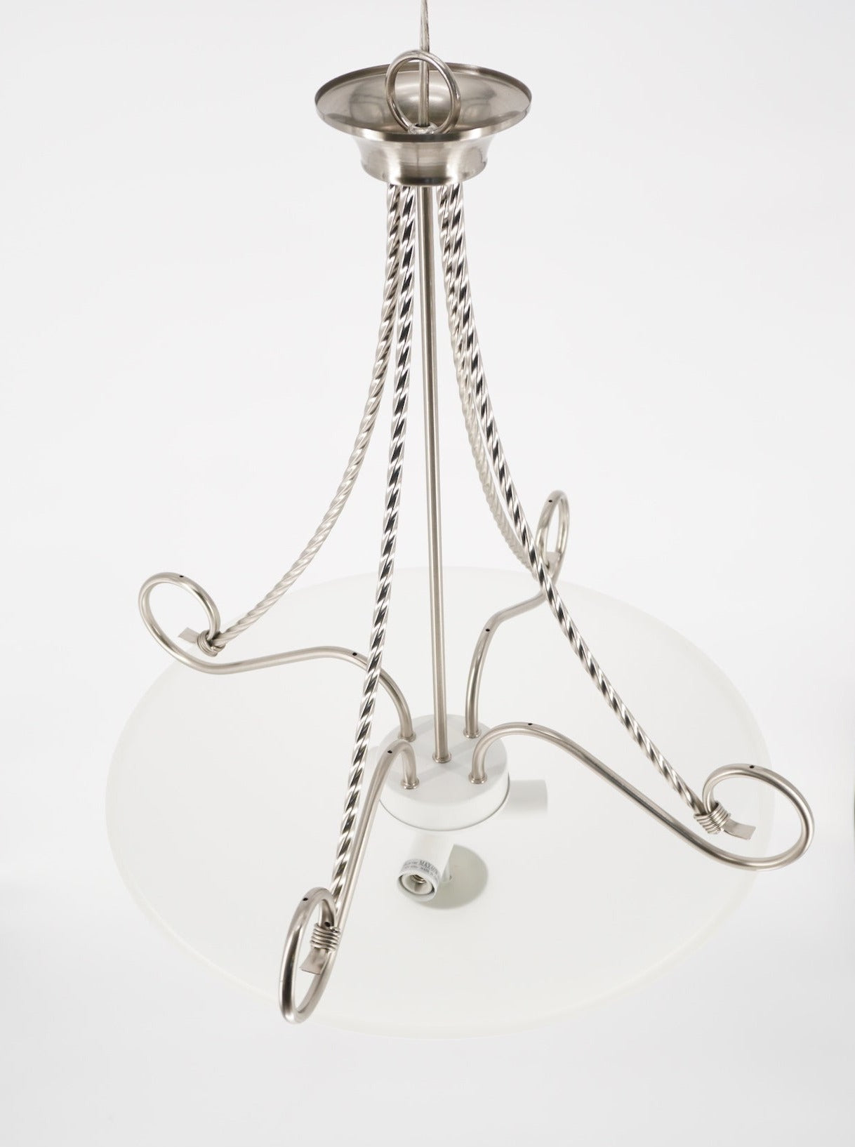 3-Light Foyer Pendant Brushed Nickel