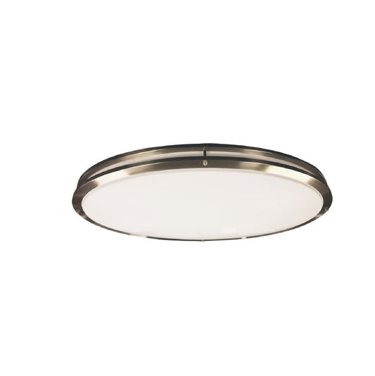 32" LED Oval Ceiling Flush Mount Dimmable Light - Brushed Nickel