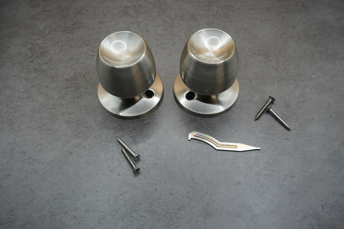 Satin Nickel Dummy Round Knob Set