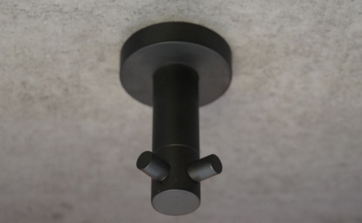 Matte Black Double Robe Hook