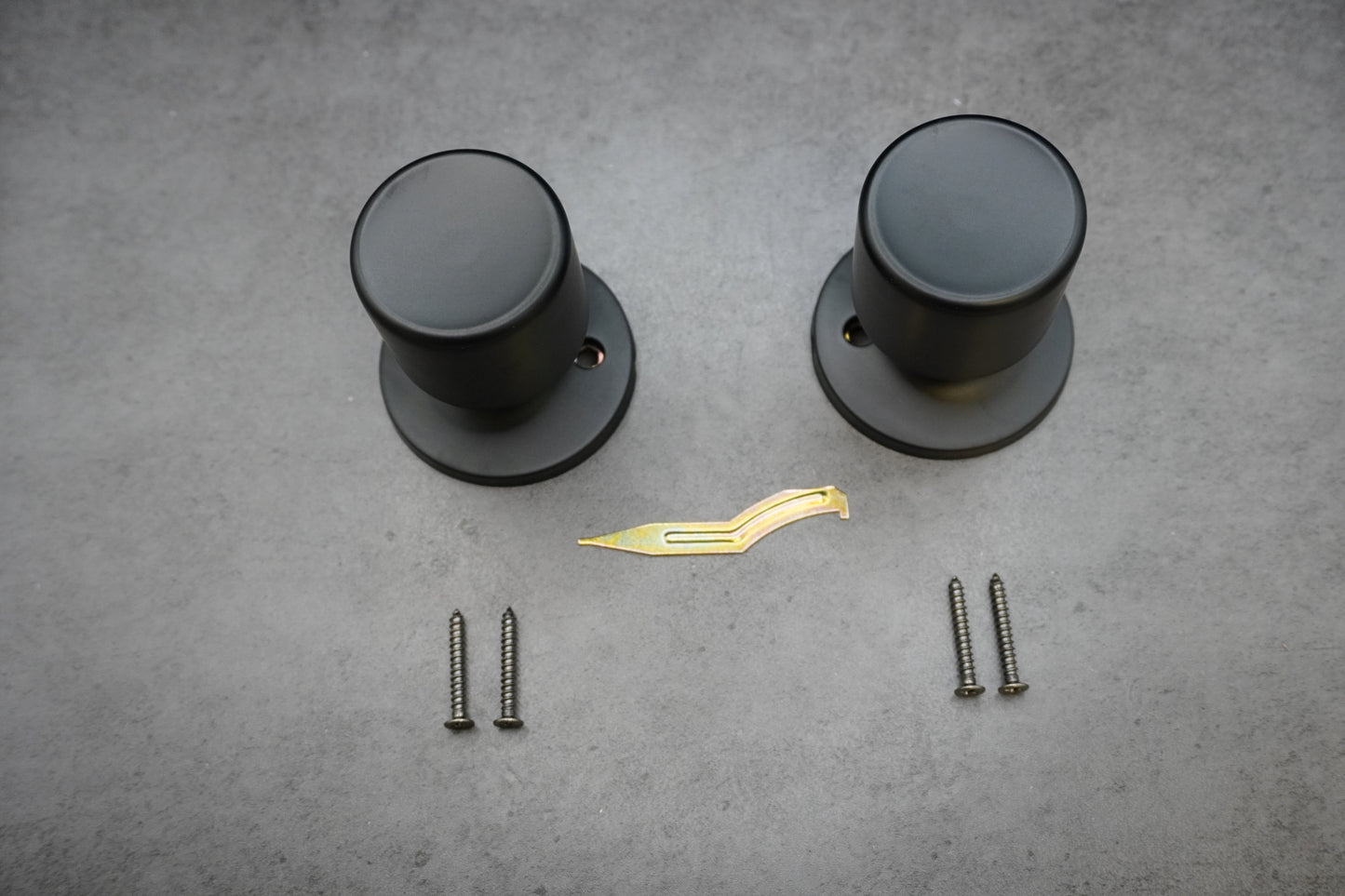 Matte Black Dummy Knob Set