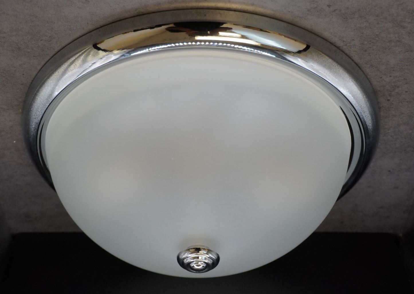 2-Light Brushed Nickel Ceiling Light