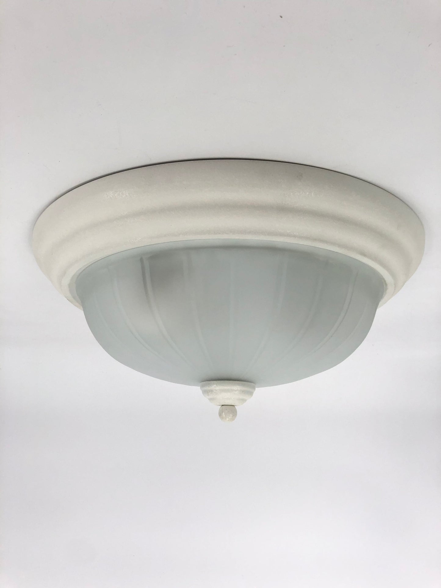 3-Light White Ceiling Light