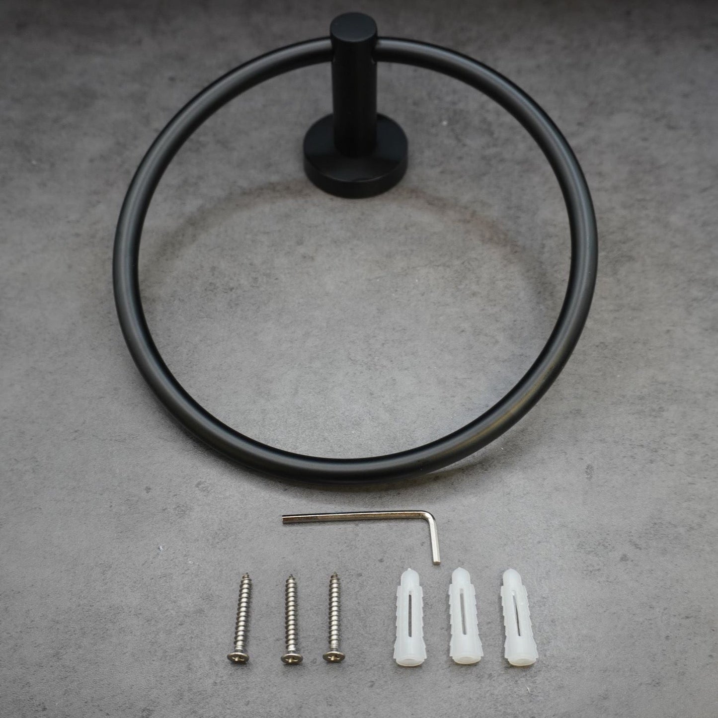 Matte Black Bathroom Hardware Set